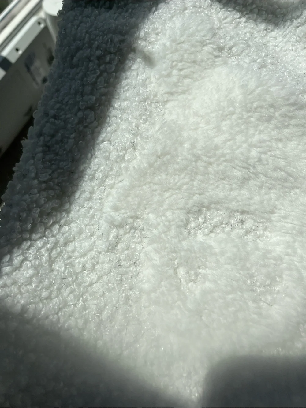 Rachel Zoe Soft Ivory Sherpa Throw Blanket